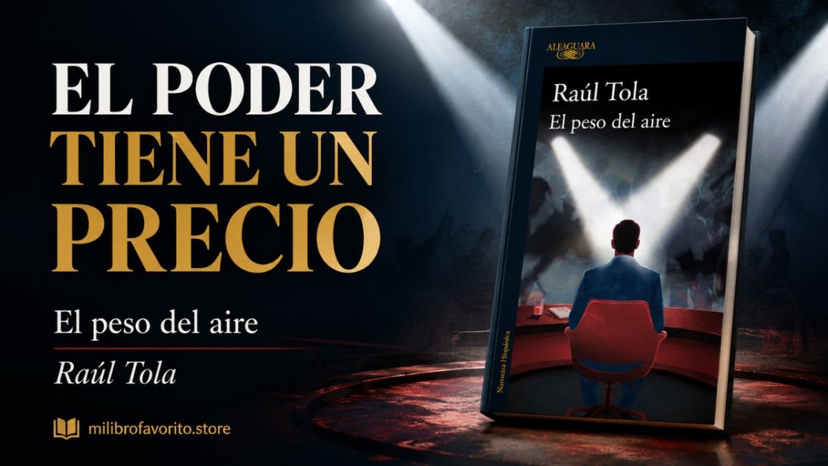 El peso del aire, de Raúl Tola: cuando el poder, el periodismo y los secretos chocan